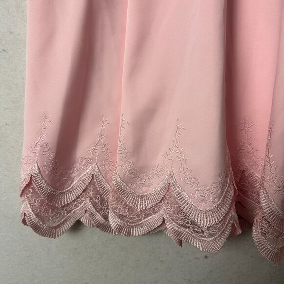 New Ted Baker London Rehanna Embroidered Cap Sleeve Skater Dress pink Size 8 - Picture 4 of 9